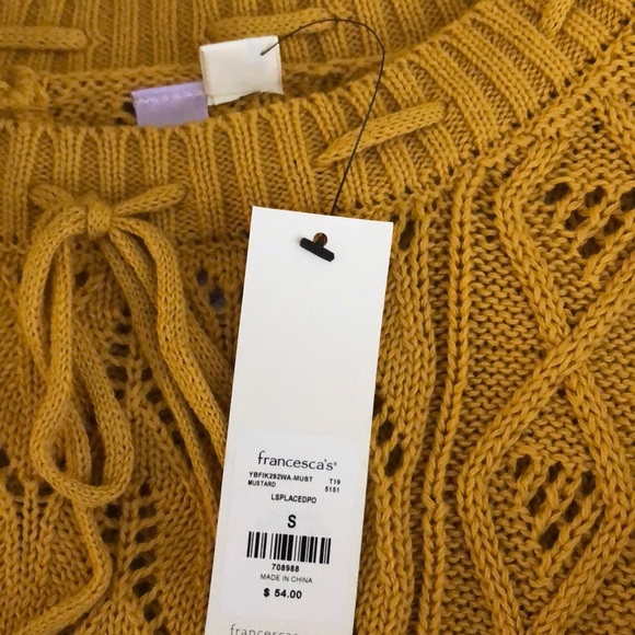 NWT Harriet Pointelle Balloon Sleeve Sweater - Picture 4 of 4